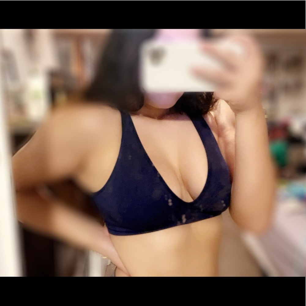 Navy blue Bikini top from Victoria secret Pink